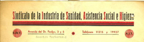 Sindicato industria Sanidad CNT