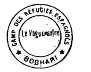 MATA-SELLO DEL CAMPO de concentración MORAND EN BOGHARI