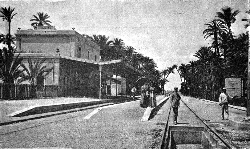 vista Estacion Elche 1900