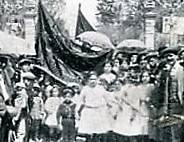 Manifestacion sociedad La Feminista 1912