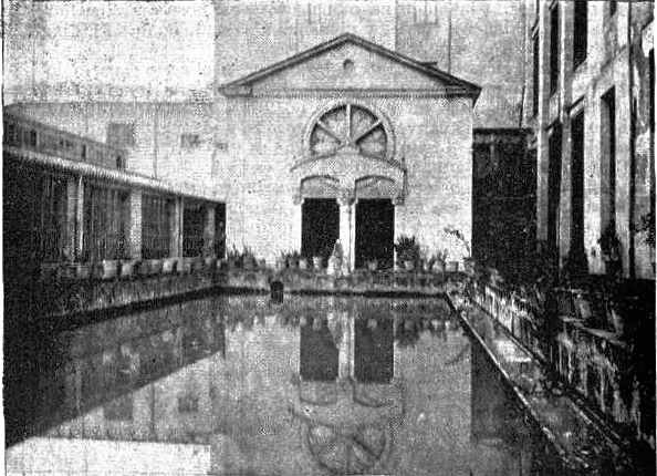 vista Patio interior Fca Paños Aparicio Alcoy 1900