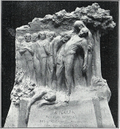 PROPOSED FERRER STATUE _Boceto Ferrer Montmatre M Derre La Actualidad 23-11-1909