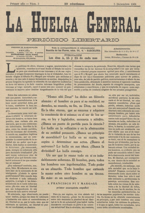 Portada La Huelga General_1901